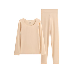 Fenteng Hyaluronic acid ultra -thin warm underwear women's suits autumn and winter beauty skin muscle underwear
