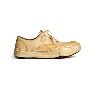 PIPG coloring, making old water washing shoes retro -dissolved shoes leather men's shoes thick bottom casual Japanese canvas shoes couple