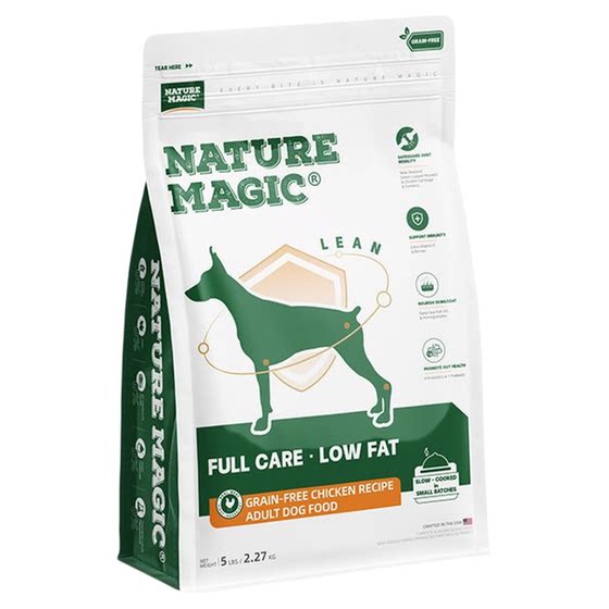 Natural magic weight control dog food, imported from the United States, low-fat, high-protein, body management, weight loss, full-price adult dog food