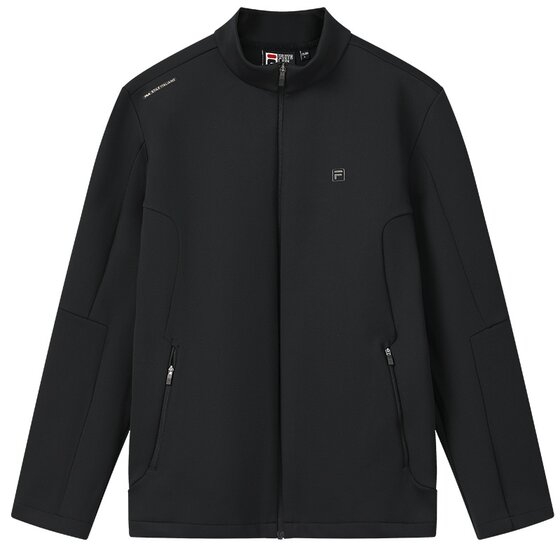 
FILA official men's long-sleeved jacket 26 spring new casual simple business executive jacket warm stand-up collar top