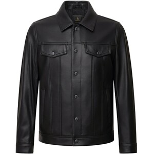 
Hazzys Hazzys Outlet Men's Fall and Winter New Men's Casual Warm Lapel Jacket Leather Jacket