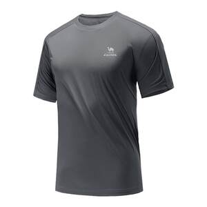 
Camel sports quick drying clothes T-shirt short-sleeved men's 2025 summer sun protection ice breathable running body clothes for women