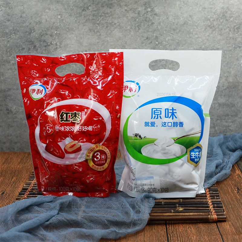 伊利红枣酸奶 袋装100g/袋 大包营养早餐发酵乳整包