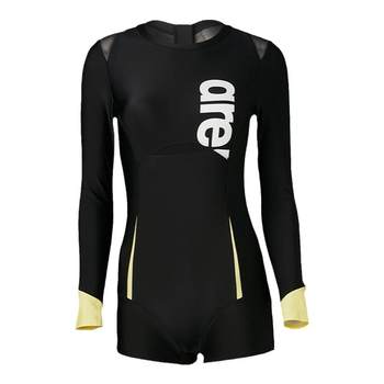 Arena long-sleeved sun protection beach conservative one-piece swimsuit