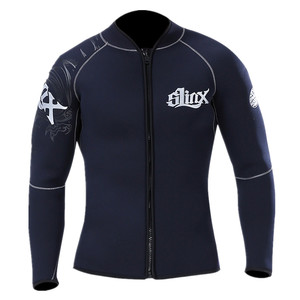 
Thickened wetsuit for men, 5mm warm split snorkeling suit, surf top, swimming coach jacket