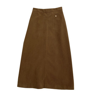 
Retro corduroy skirt for women! Autumn and winter versatile high-waisted slimming A-line mid-length skirt with slits and hip-hugging skirt
