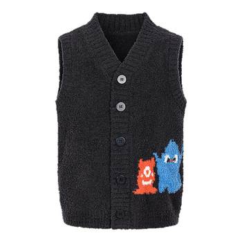 
Ai Hong Children's Printed Long Sleeve Home Set/Velvet