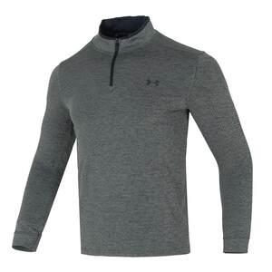 
[Self-operated] Under Armour Long Sleeve T-shirt Men's Winter New Knitted Skin-friendly Comfortable Casual Half Zipper Pullover