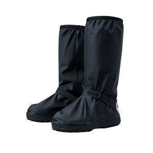 
Rain shoe covers waterproof, non-slip, thickened, wear-resistant, rainy days, 2026 new style mountaineering outdoor rain boots, men's adult foot covers