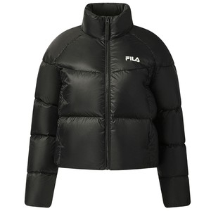 
Short bread suit FILA down jacket for women 2025 winter new Maillard style casual warm sports jacket
