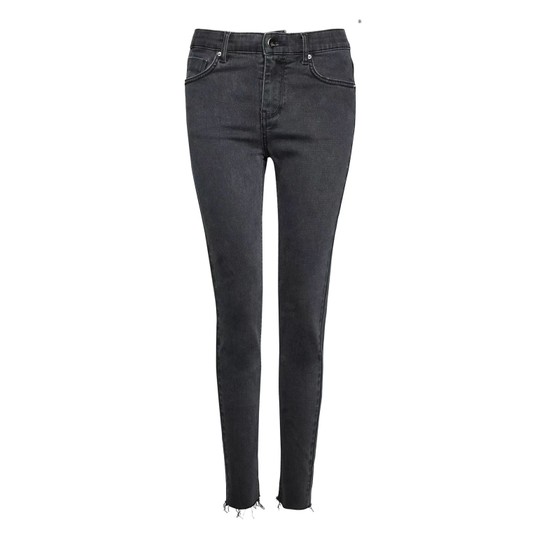 SP68 smoke gray jeans female spring and autumn and winter Korean SP-68 magic pants elastic high waist plus pants pants