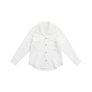 
SPEAR YOUTH'Unresistible' Tennis Line Shirt Bright Collar Commuting Versatile Long Sleeve Top