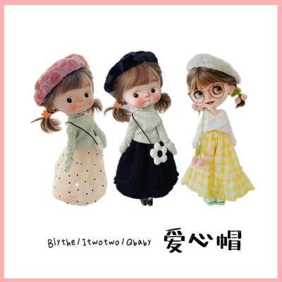taobao agent [Love Hat] Little Dream Girl's Wait, Generological, Cute Fashion Four Seasons Blythe