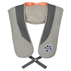 The powerful Jinzheng massager hits the neck and shoulders on the shoulders