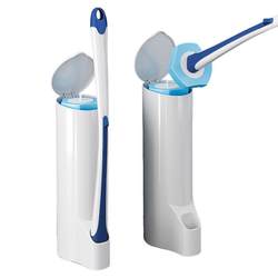 There is no dead corner to throw toilet cleaning tool toilet brush