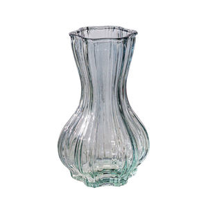 Creative simple glass vase net red high -end sensor water raising flowers rose plant flower insert bottle dining table living room ornaments
