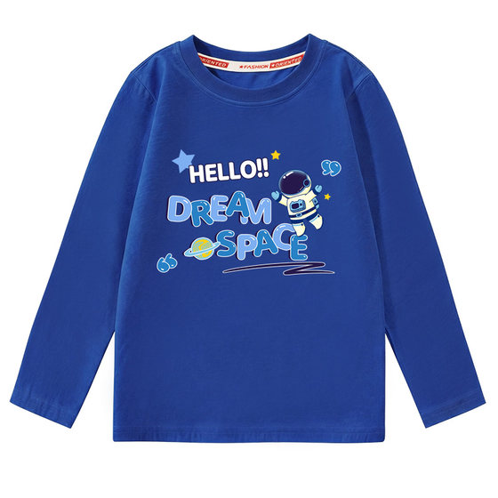 
Boys' long-sleeved T-shirt pure cotton 2026 new handsome style tops boys' trendy and cool clothes children's spring and autumn styles