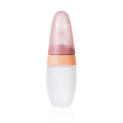 Equipped with baby food supplement squeeze feeding spoon