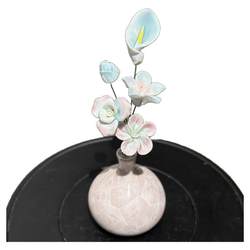 Jingdezhen ceramic flower trinkets