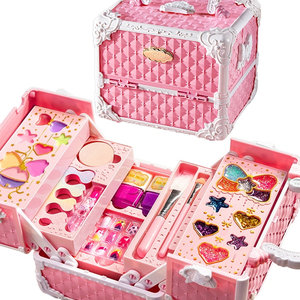 Children's cosmetics toy set non -toxic authentic girl's birthday gift children princess makeup box nail oil

