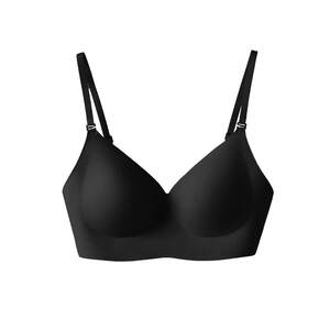 
Ubras ultra-low big U beautiful back bra halter neck seamless invisible sling thin shoulder straps gathered sexy backless bra
