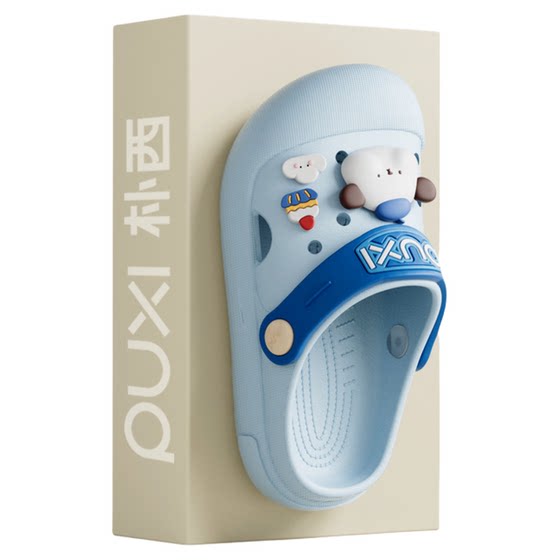 
Pu west's new summer shoe flower decoration children's hole-in-the-wall shoes can be worn at home and outside EVA non-slip breathable all-match sandals