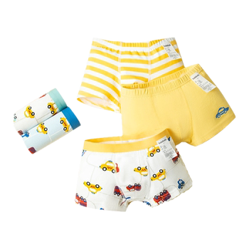 Balabara children's underwear triangle pure cotton three-plate package