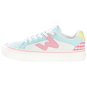 
Stubborn ollieskate peach juice crispy color matching spring campus style W series canvas men and women national trend skateboard shoes