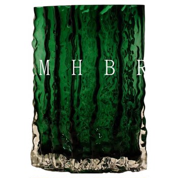 Italian light luxury primary color glass vase