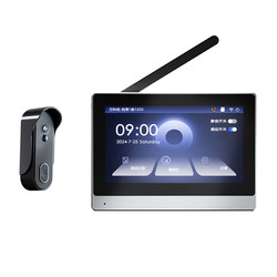 WiFi video doorbell with display phone remote