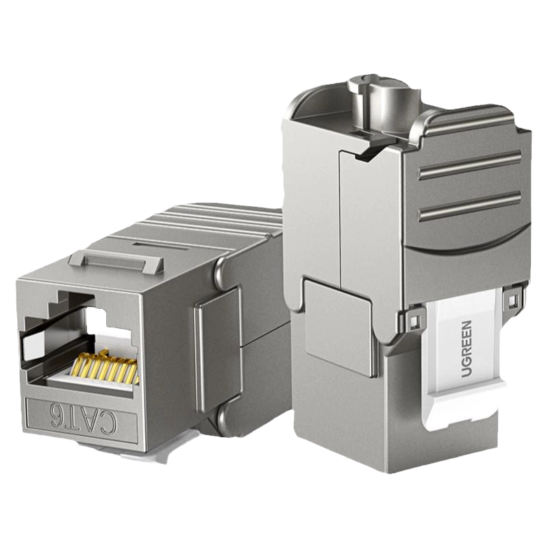 绿联六类网络模组CAT6千兆免打屏蔽RJ45水晶头