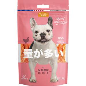 McFudi dog snack chicken jerky 1.5kg chicken breasts jerky size into puppy pet Teddy molars
