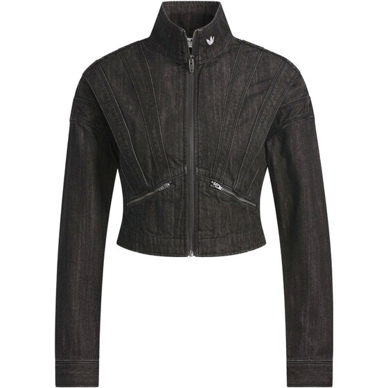
adidas Adidas clover women's high-waisted short fashion jacket sports fitness jacket KH1185