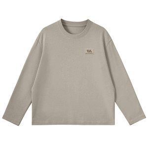 
Jeanswest pure cotton long-sleeved men's t-shirt 2026 new sports and leisure bottoming shirt men's trendy loose clothes men's Q