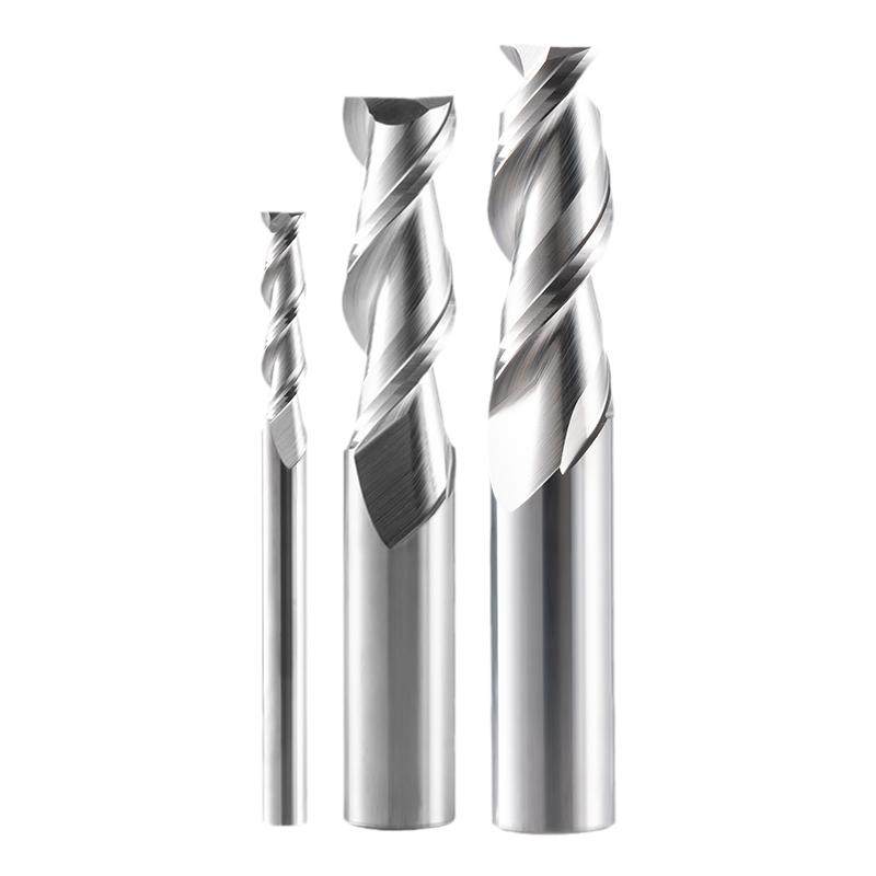 Fraise En Bout Carbure Tungstène - 6mm 4 Flûtes Extra Longue - Pour CNC, Métal, Bois