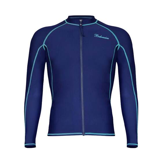 [Same style as Dong Chengpeng] BE Fan De'an split swimsuit men's vacation adult large size long-sleeved sun protection swimming trunks