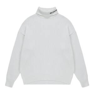 
BJHG reckless new year red sweater men's winter warm turtleneck trendy brand knitted couple sweater