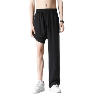 
Matyou pants men's spring, autumn and summer straight-leg loose trousers wide-leg quick-drying casual trousers sports casual trousers