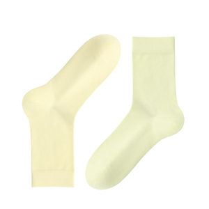 
Socks women's pure cotton summer thin 100% cotton mid-tube white pile socks spring antibacterial and deodorant stockings