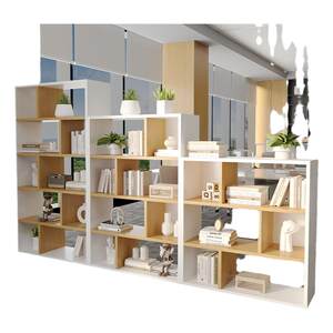 
Office partition cabinet wooden file cabinet simple file cabinet combination double-sided low cabinet storage cabinet hollow display cabinet