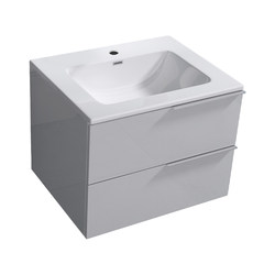 German small apartment simple modern integrated basin bathroom cabinet