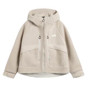 
Li Ning genuine CROSS new women's trendy casual loose warm hooded sherpa jacket AFDU878