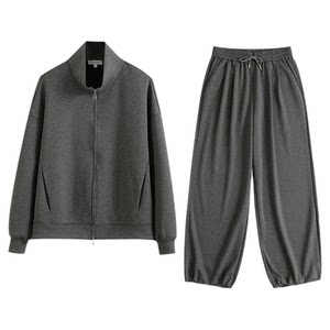 
PLUS CRASH old money style sports casual jacket and trousers suit