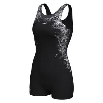 TOSWIM new swimming pool special swimsuit for women's flat corner conservative slim one-piece racing swimsuit covering meat