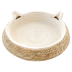 
Summer straw cat scratching board, cat nest, rattan cat nest, cool nest, all-in-one heat-resistant cat mat, cat toy for all seasons