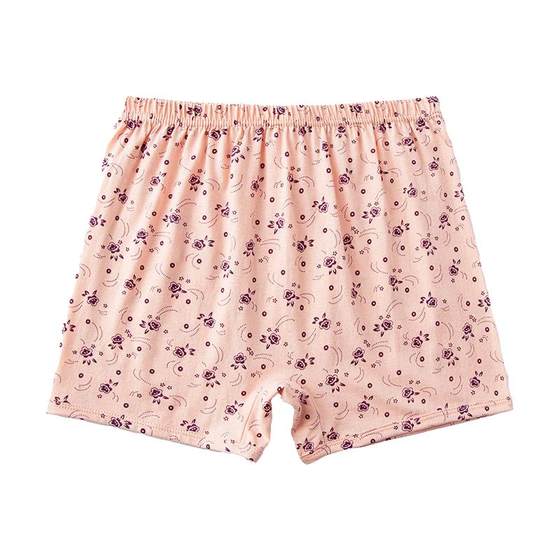 Hengyuanxiang middle-aged and elderly underwear for women pure cotton high waist plus fat plus size grandma cotton boxer shorts summer
