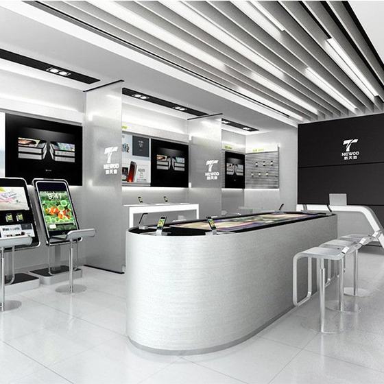 
Digital 3C mobile phone accessories display cabinet Simple shelf display cabinet Electronic product computer display table