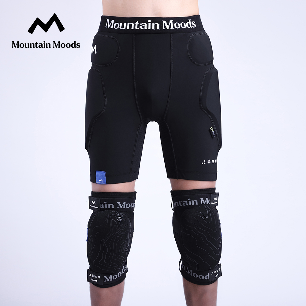 Mountain Moods滑雪防摔护膝护臀凯夫拉XRD成人儿童护具套装二代