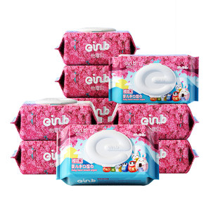 Yienbe's baby wet towel, hand mouth fart dedicated baby child wet paper towels, newborn children's family affordable bag
