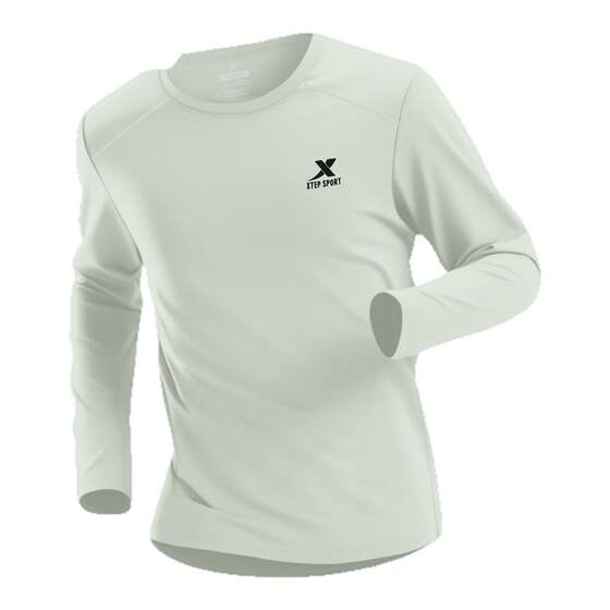 
Xtep sports long-sleeved T-shirt for men 2026 new casual autumn and winter solid color outer wear inner fitness running clothes top